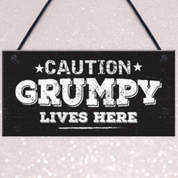 Red Ocean Shed Man Cave Signs Grumpy House Door Plaque Garden Summerhouse Sign Gifts For Dad - thumbnail 3