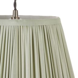 Harbour Studio Serena Sage Cotton Effect Pleated Conical Lamp Shade (D)30Cm - thumbnail 5