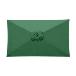 VRUC Replacement Parasol Fabric Umbrella Canopy Cover For 3X2M 6 Arm Parasols Green - thumbnail 2