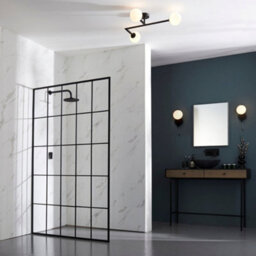Matt Black Contemporary Bathroom Wall Light & Opal Sphere Glass Shade Ip44 Rated - thumbnail 4