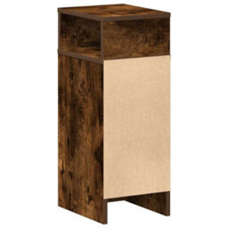 Walplus Bedside Cabinets 2 Pcs With Drawer Smoked Oak 25X31X66 Cm - thumbnail 8