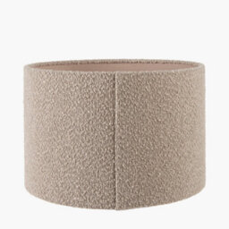 Pacific Lifestyle Taupe Boucle Cylinder Lampshade - thumbnail 3