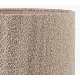 Pacific Lifestyle Taupe Boucle Cylinder Lampshade - thumbnail 4