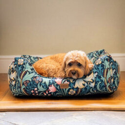 Morris & Co Golden Lily Medium Square Dog Bed - thumbnail 5