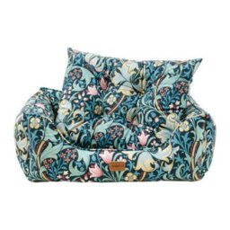 Morris & Co Golden Lily Medium Square Dog Bed - thumbnail 4