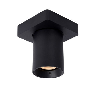 Lucide Nigel Modern Ceiling Spotlight - Led Dim To Warm - Gu10 - 1X5W 2200K/3000K - Black - image 1