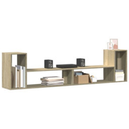 Walplus Tv Cabinets 2 Pcs Sonoma Oak 100X30X50 Cm Engineered Wood - thumbnail 5