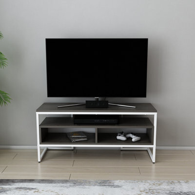 Decorotika Merrion Tv Stand Tv Unit For Tv's Up To 50 Inch White Wenge - image 1