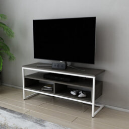 Decorotika Merrion Tv Stand Tv Unit For Tv's Up To 50 Inch White Wenge - thumbnail 2
