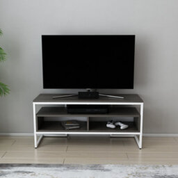 Decorotika Merrion Tv Stand Tv Unit For Tv's Up To 50 Inch White Wenge - thumbnail 1