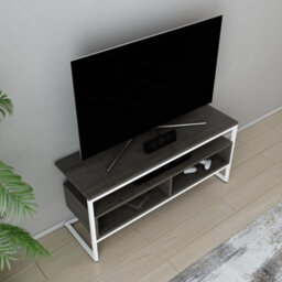 Decorotika Merrion Tv Stand Tv Unit For Tv's Up To 50 Inch White Wenge - thumbnail 3