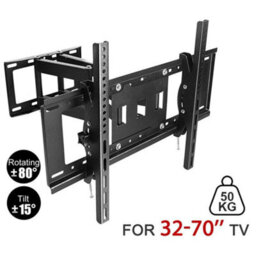 Steel Tv Wall Mount With Spirit Level For 32,70 Inch Flat Screen Tvs - thumbnail 1