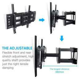 Steel Tv Wall Mount With Spirit Level For 32,70 Inch Flat Screen Tvs - thumbnail 5