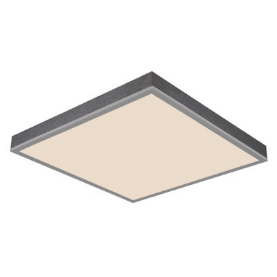 Luminosa Lighting Luminosa Doro 45Cm Flush Ceiling Light Silver Colored Led Dimmable 2700-6500K Remote Control Timer - image 1