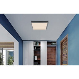 Luminosa Lighting Luminosa Doro 45Cm Flush Ceiling Light Silver Colored Led Dimmable 2700-6500K Remote Control Timer - thumbnail 7