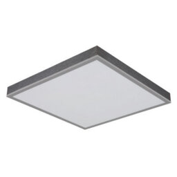 Luminosa Lighting Luminosa Doro 45Cm Flush Ceiling Light Silver Colored Led Dimmable 2700-6500K Remote Control Timer - thumbnail 2