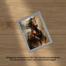 Ak Frames 12X16 Mid Grey Picture Mounts To Fit A4 Aperture Size - Mount Board Only (No Frame Included) - thumbnail 5