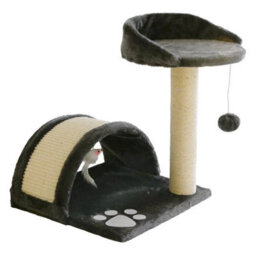 Cat Tree Kitten Activity Tree With Bed & Natural Sisal Scratching Posts - thumbnail 3