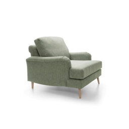 Abakus Direct Harper Chenille Armchair Pickle Green - thumbnail 4