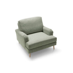 Abakus Direct Harper Chenille Armchair Pickle Green - thumbnail 7