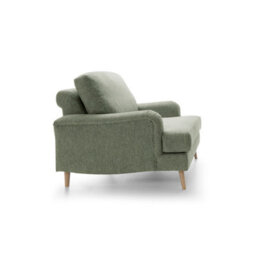 Abakus Direct Harper Chenille Armchair Pickle Green - thumbnail 5
