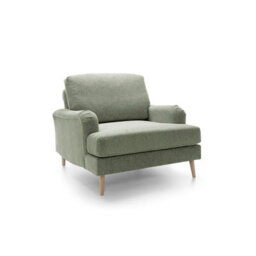 Abakus Direct Harper Chenille Armchair Pickle Green - thumbnail 3