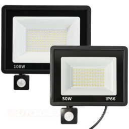 Led Floodlight With Pir Motion Sensor  Waterproof Outdoor Garden Security Light - thumbnail 3