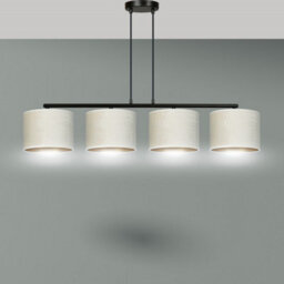 Emibig Lighting Emibig Hilde Pendant Lamp 4 X E27 Black With White Shade - thumbnail 9