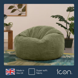 icon Kingston Classic Beanbag Corduroy Sage Green Set Of 2 - thumbnail 2