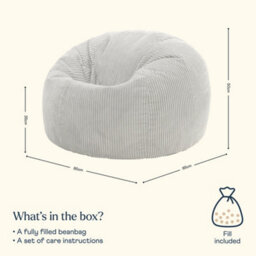 icon Kingston Classic Beanbag Corduroy Sage Green Set Of 2 - thumbnail 7
