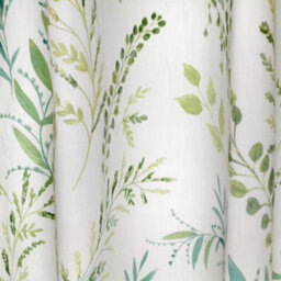 Fusion Fernworthy 100% Cotton Botanical Print Pair Of Eyelet Curtains - thumbnail 2