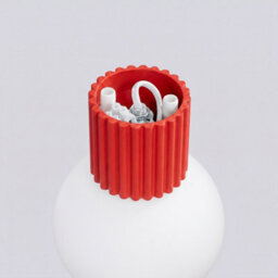 Sollux Lighting Halo Aluminum/glass Red 1 Lights Modern Wall Lamps - thumbnail 7