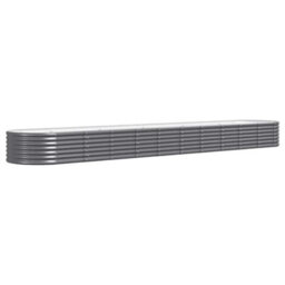 Walplus Garden Raised Bed Galvanised Steel 440X80X36 Cm Anthracite - thumbnail 2