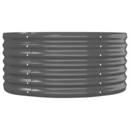 Walplus Garden Raised Bed Galvanised Steel 440X80X36 Cm Anthracite - thumbnail 4