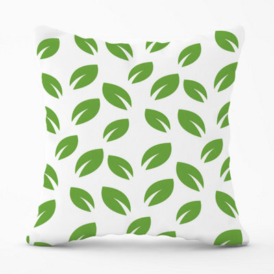 Warren Reed Designer Leaves Pattern Outdoor Cushion 45Cm X 45Cm - image 1