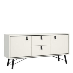 Wyld Haus Juno White Sideboard 2 Doors 2 Drawers 1503 X 722 X 401 mm - thumbnail 3