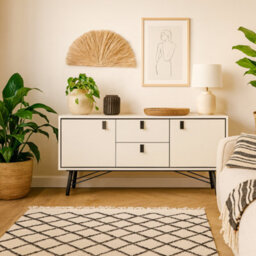 Wyld Haus Juno White Sideboard 2 Doors 2 Drawers 1503 X 722 X 401 mm - thumbnail 2