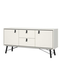 Wyld Haus Juno White Sideboard 2 Doors 2 Drawers 1503 X 722 X 401 mm - thumbnail 5