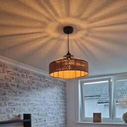 Set Of 2 Industrial 40Cm Hemp Pendant Light Modern Hanging Retro Lamp Led Ceiling Lights - thumbnail 3
