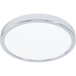 Loops Stylish Modern Chrome Led Ceiling Light - 27Cm Semi-Flush Fixture For Indoor Spaces