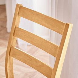Furniturebox Uk 2X Lynton Oak Effect Wooden Dining Chairs - thumbnail 5