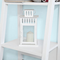 Sobuy Frg101-W, 5 Tiers Ladder Shelf, Storage Display Shelving Wall Shelf Bookcase,white,w44Xd39Xh180 - thumbnail 6