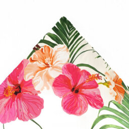 Gardenwize Pair Of Outdoor Garden Sofa Chair Furniture Scatter Cushions- Flamingo Palm Print - thumbnail 3