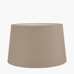 Pacific Lifestyle 35Cm Taupe Handloom Tapered Cylinder Table Lamphade - thumbnail 2