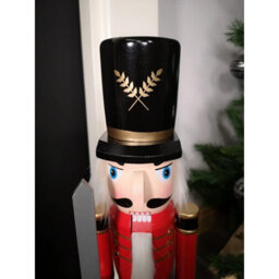 Samuel Alexander 60Cm Traditional Wooden Christmas Nutcracker Soldier Decoration With Red Body - thumbnail 4
