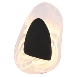 Luminosa Lighting Luminosa Dorsey Integrated Led Wall Lamp Matt Black Clear Glass Shade Led 3000K - thumbnail 3
