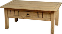 Seconique Panama Waxed Pine Coffee Table This Range Comes Flat-Packed For Easy Home Assembly - thumbnail 9