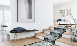 "Bravich Hard Wearing Non-Slip Stair Runner Kitchen Mat - Grey Anejo - 2'2""x20'ft (66X610Cm)" - thumbnail 8