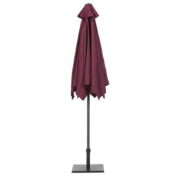 Beliani Market Parasol 266 Cm Varese Burgundy - thumbnail 4