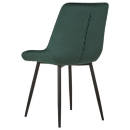 Beliani Set Of 2 Dining Chairs Melrose Velvet Dark Green - thumbnail 6